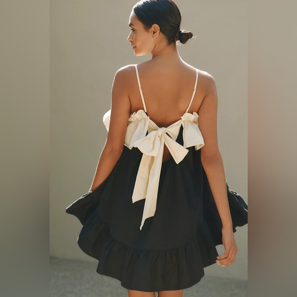 Anthropologie Dresses & Skirts - Anthropologie Ruffle Poplin Babydoll Dress